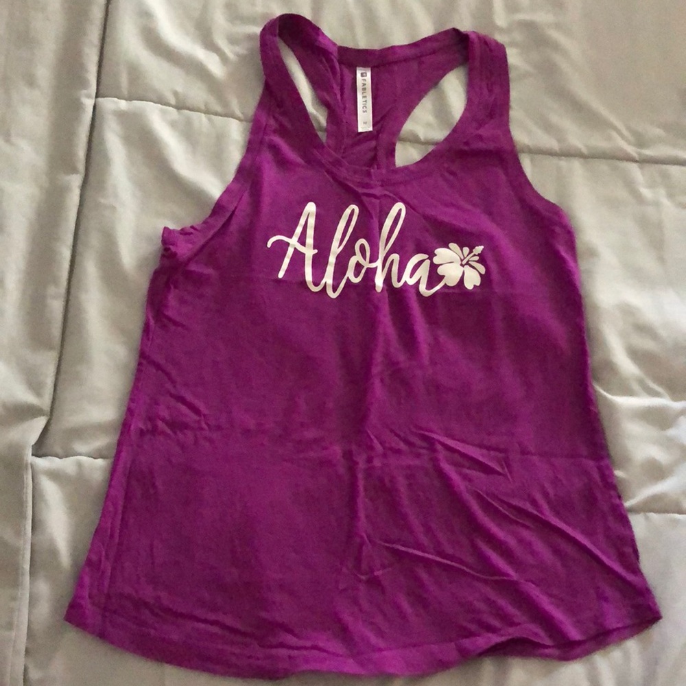 NWOT Fabletics Aloha Hawaii edition tank sz M